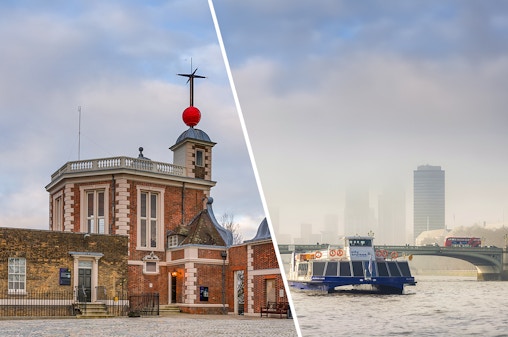 Kombination: Biljetter till Royal Observatory Greenwich + flexibel sightseeingkryssning på Thameskryssningen