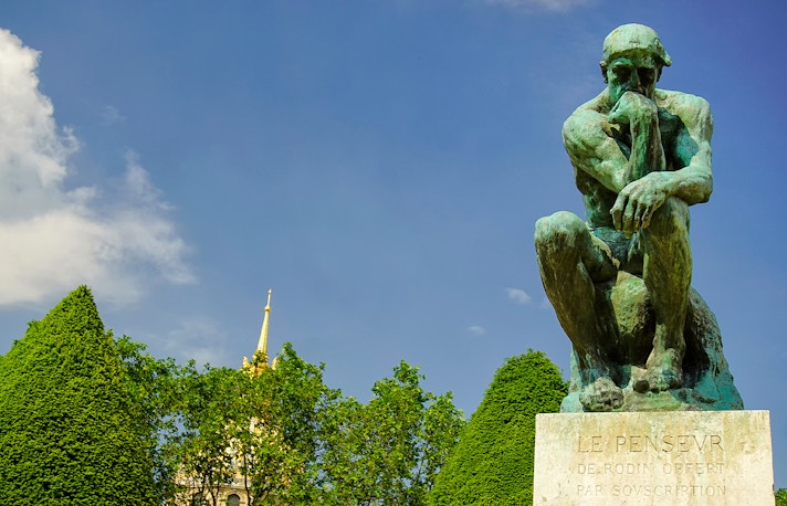 View The Thinker by Auguste Rodin at Musée Rodin in Paris