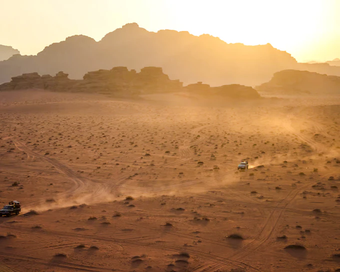 Wadi Rum Guided Jeep Tour with Private Bedouin Tent Stay and Meals (Product 52682)