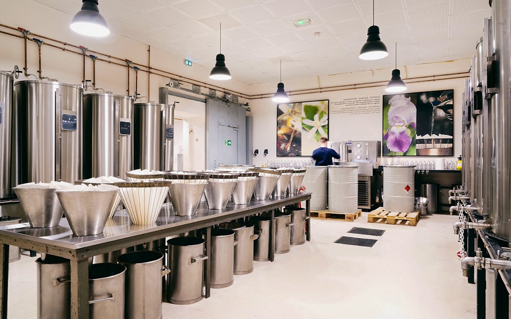 Perfume workshop with distillation equipment in Eze-Village, near Nice and Monaco.