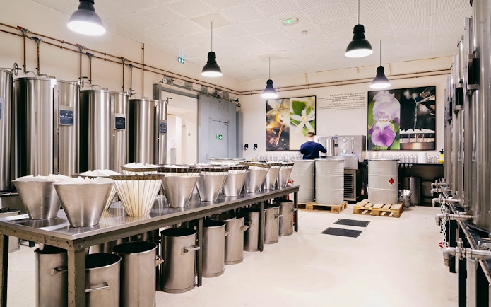 Perfume workshop with distillation equipment in Eze-Village, near Nice and Monaco.