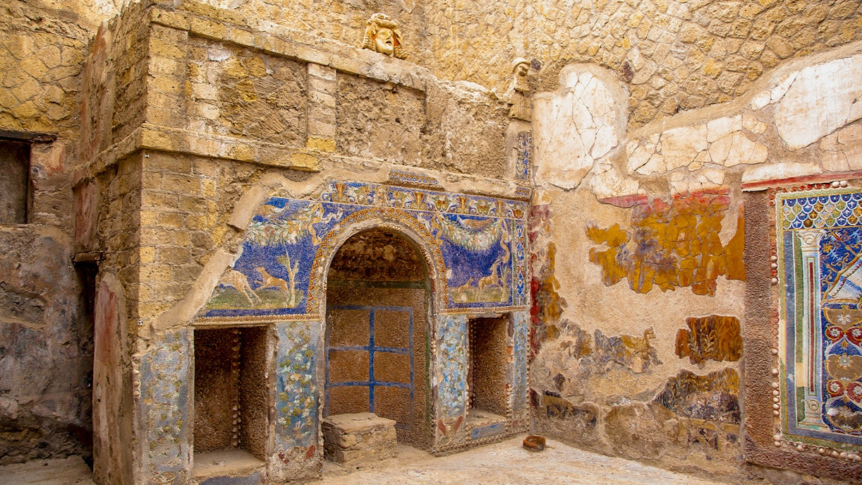 Herculaneum, House of Neptune and Amphitrite, Campania, Italy