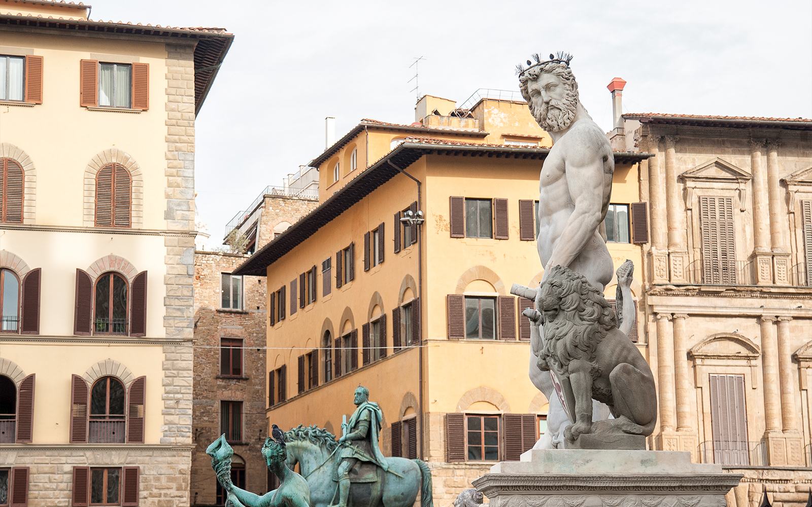 Neptune Fountain in Piazza della Signoria, Florence, part of the Florence Wonders Walking Tour.