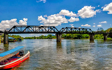 From Bangkok: Bridge Over the River Kwai and Elephants World Private Guided Tour with Lunch