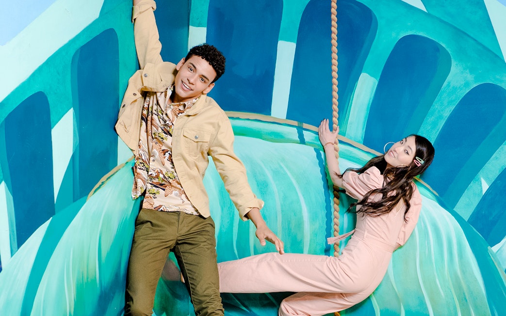 Guests interacting with exhibits at TiLT Museum, American Dream.