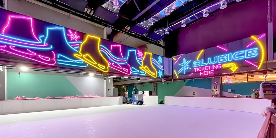 Blue Ice Skating Rink @163 Retail Park