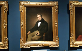 Portrait of Alessandro Manzoni by Francesco Hayez at Pinacoteca di Brera, Milan.