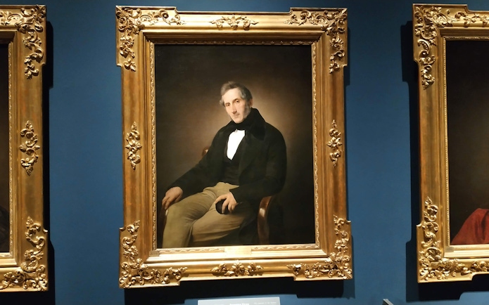 Portrait of Alessandro Manzoni by Francesco Hayez at Pinacoteca di Brera, Milan.