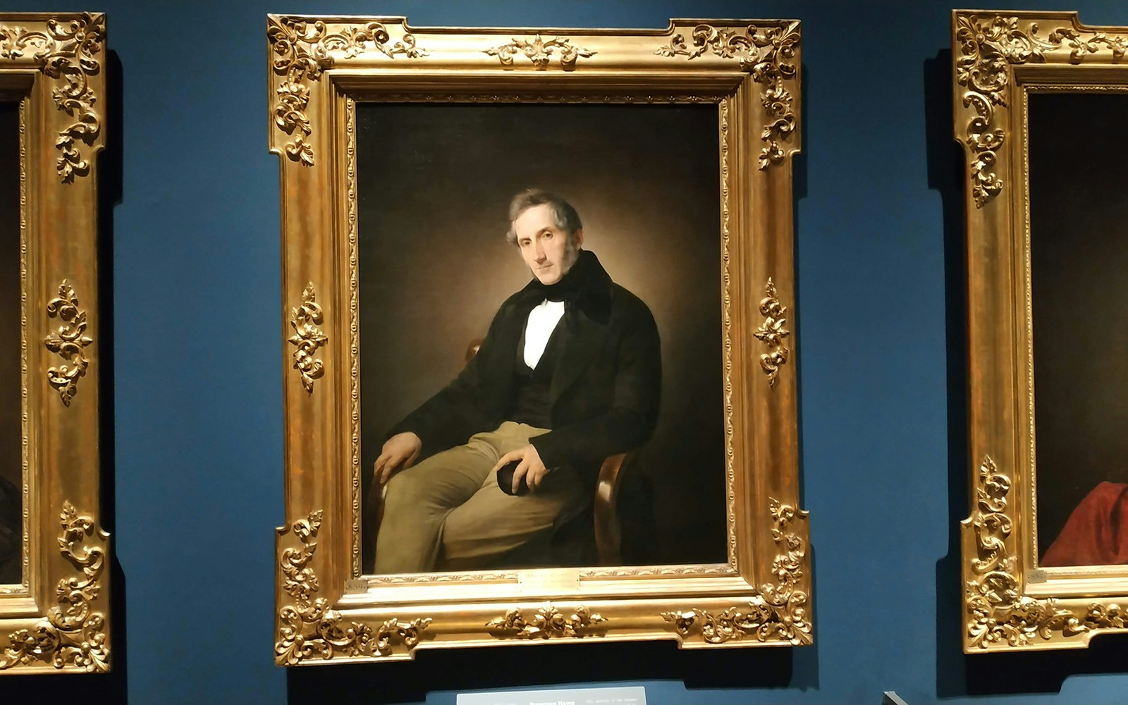 Portrait of Alessandro Manzoni by Francesco Hayez at Pinacoteca di Brera, Milan.