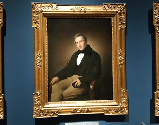 Portrait of Alessandro Manzoni by Francesco Hayez at Pinacoteca di Brera, Milan.