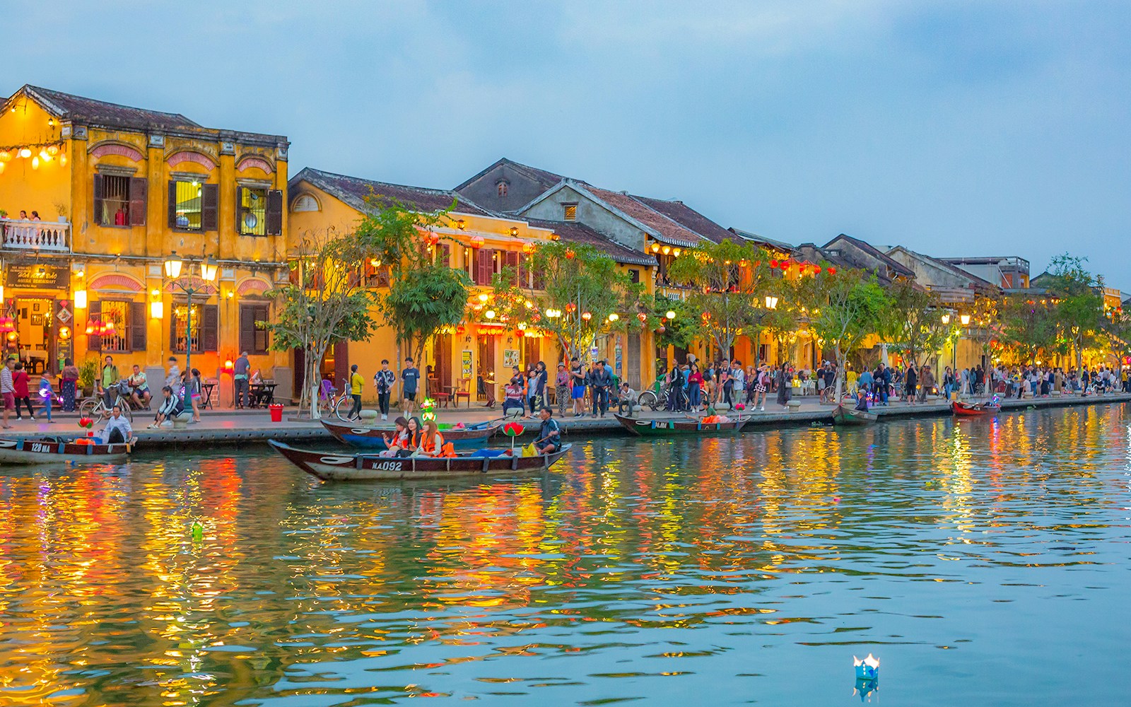 View on the Old Town of Hoi An. Vietnam. Unesco World Heritage Site.