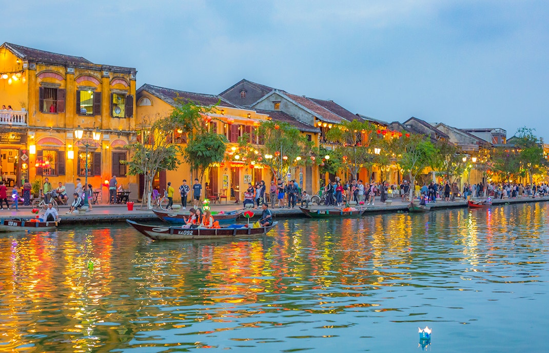 View on the Old Town of Hoi An. Vietnam. Unesco World Heritage Site.