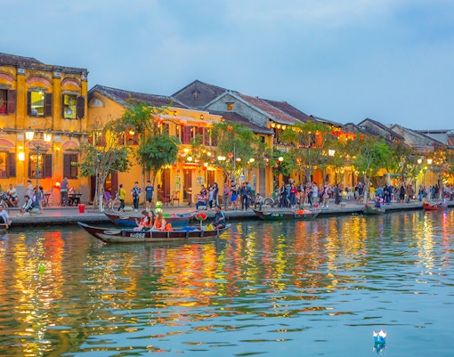View on the Old Town of Hoi An. Vietnam. Unesco World Heritage Site.