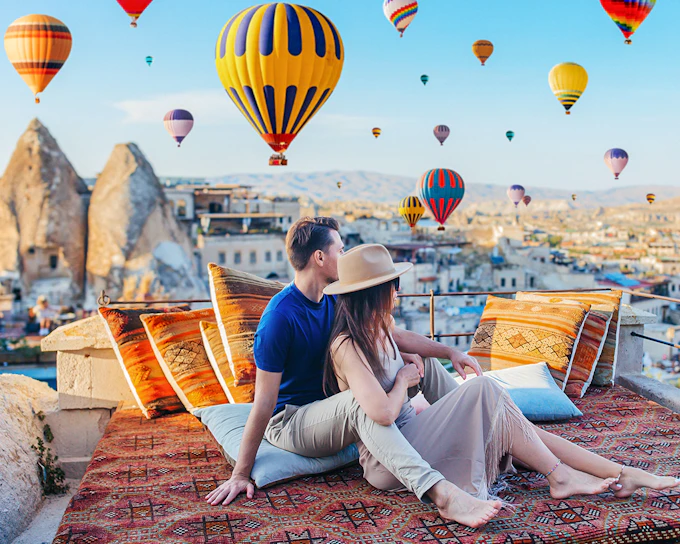 Cappadocia Super Combo: Hot Air Balloon Watching + Red Tour & ATV Tour or Horse Ride