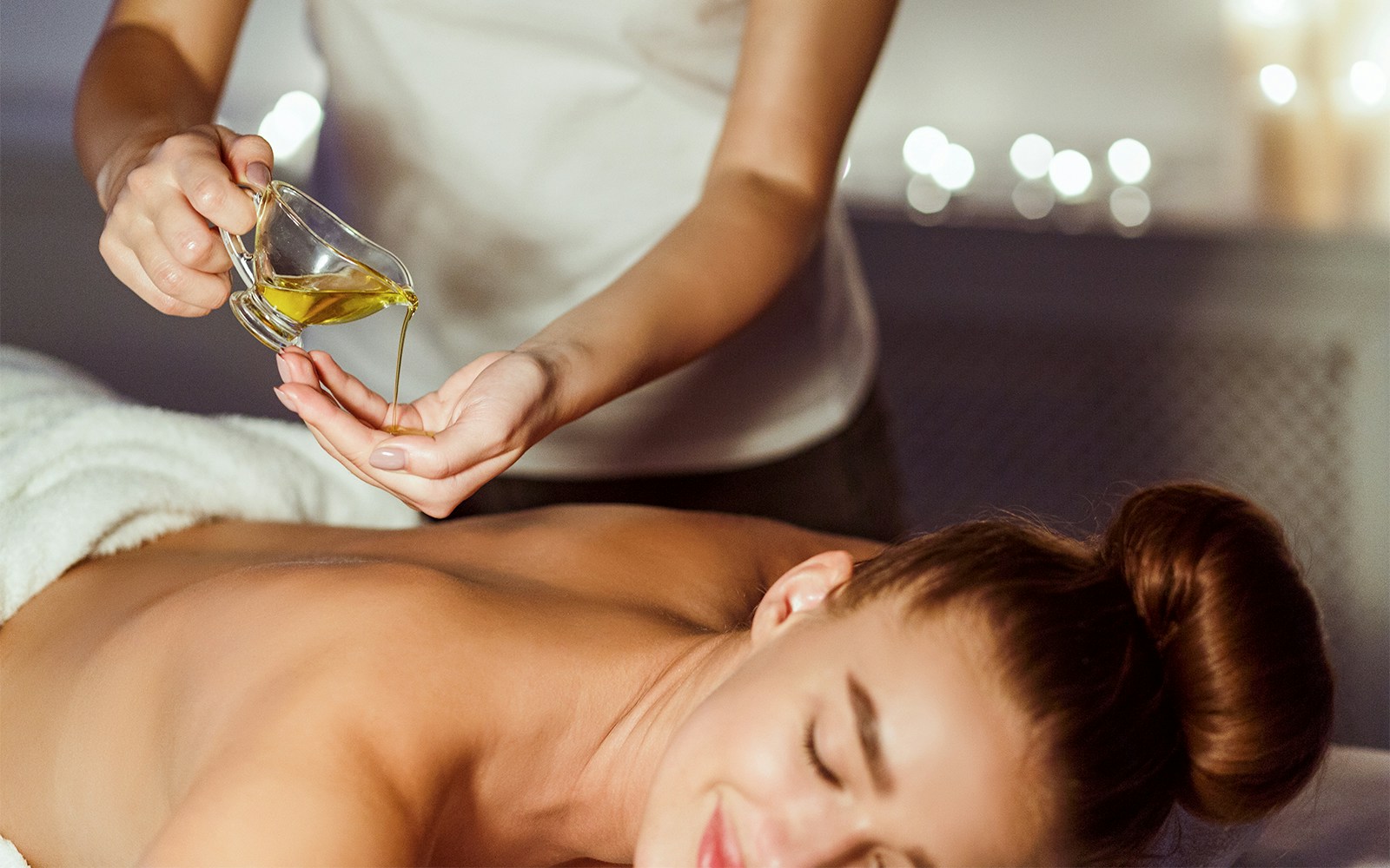 Rudas Bath thermal pool with arched ceiling in Budapest, Hungary.