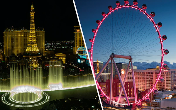 Combo: The High Roller at The LINQ + Eiffel Tower Las Vegas Viewing Deck Tickets