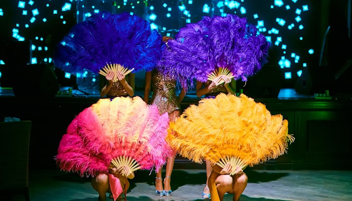 Cabaré dinâmico do Wintergarten Variete