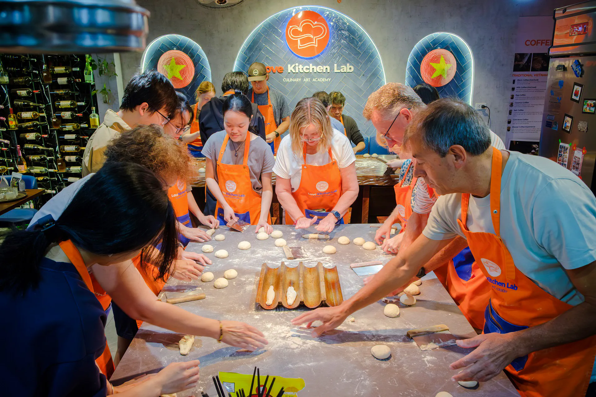 hanoi banh mi-making cooking class and vietnamese coffee workshop-8
