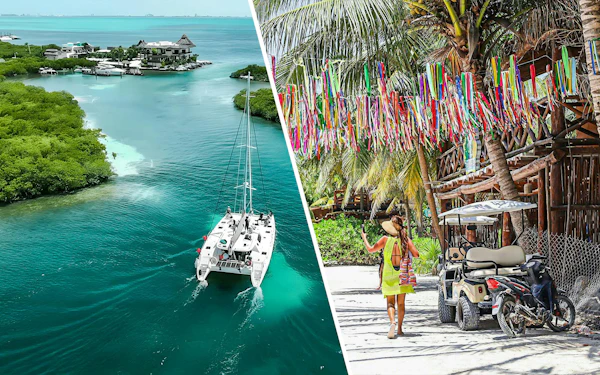 Combo: Isla Mujeres Catamaran and Holbox All-Inclusive Day Escape