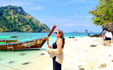 From Railay: Private Longtail Boat Island-Hopping Tour