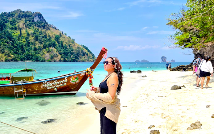 From Railay: Private Longtail Boat Island-Hopping Tour