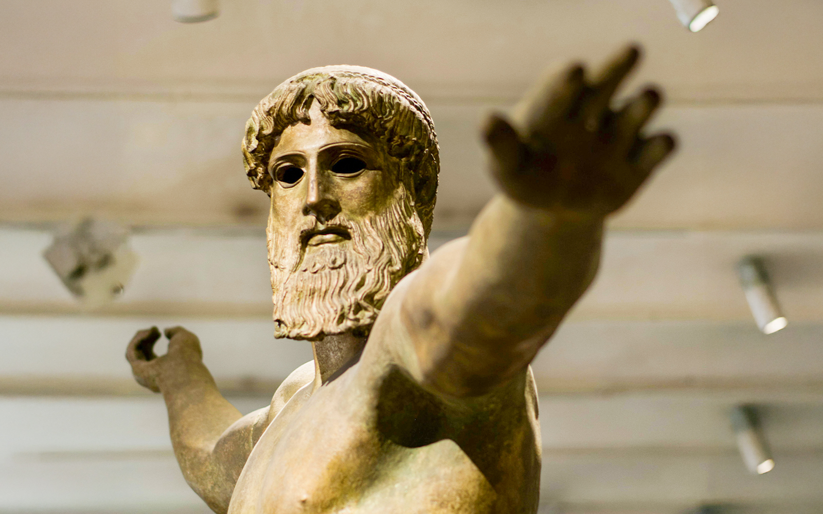 Artemision Bronze sculpture in National Archaeological Museum of Athens.