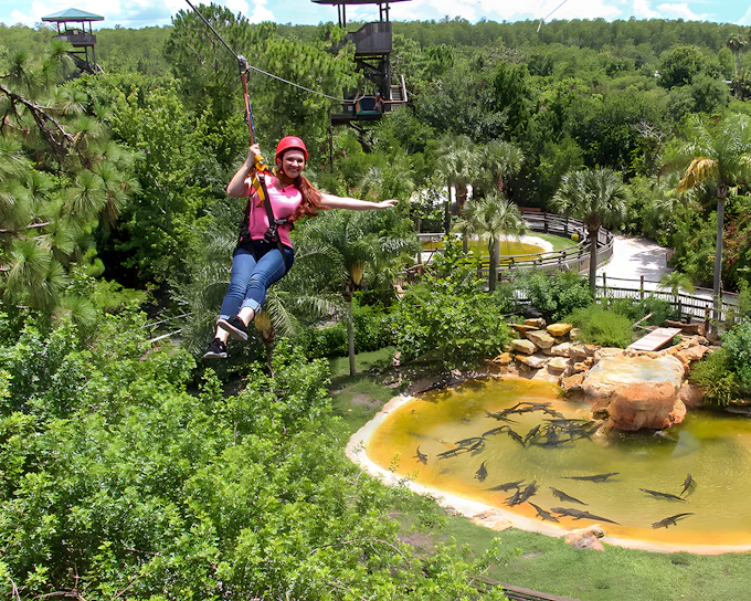 Gatorland Tickets with Screamin’ Gator Zip Line Access