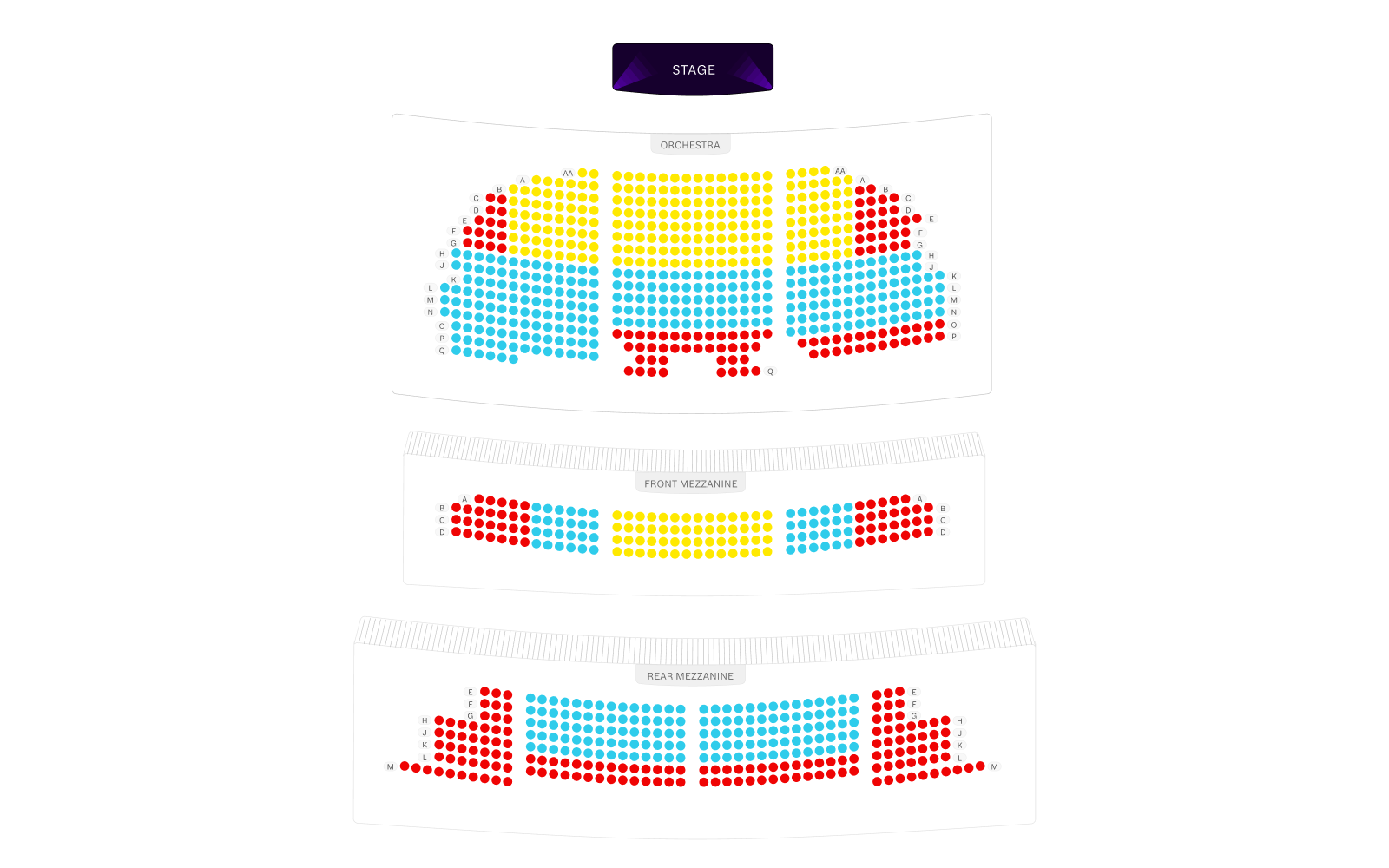 Lena Horne Theatre Seating Chart