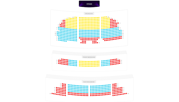 Lena Horne Theatre Seating Chart