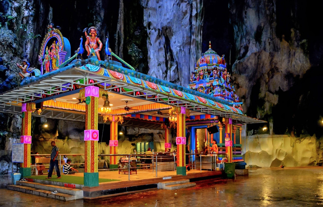 Inside Batu Caves