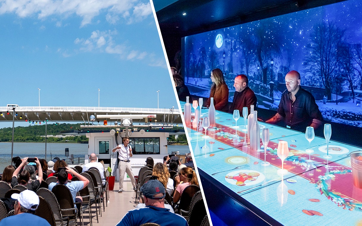 Bordeaux river cruise with guide and wine tasting at Cité du Vin.