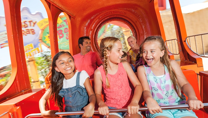 Bikini Bottom Crosstown Express at Sea World, Gold Coast