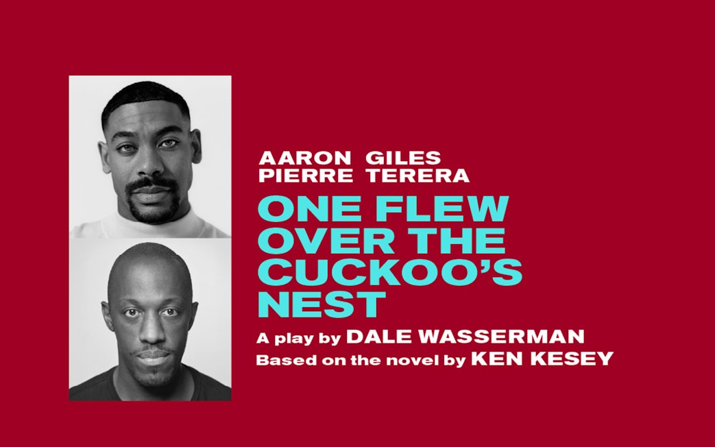 Poster for One Flew Over the Cuckoo's Nest Westend show featuring cast members
