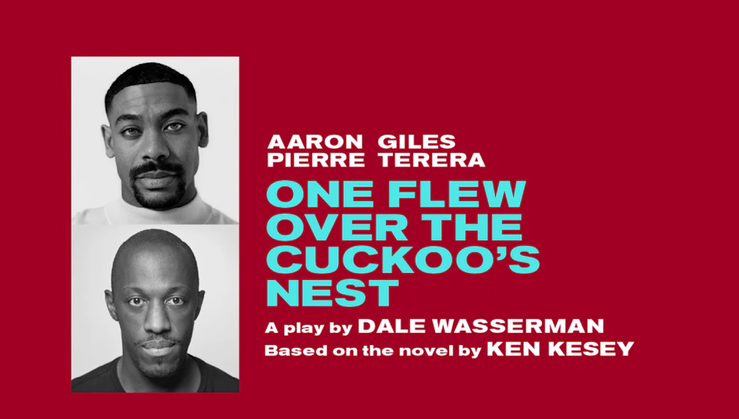 Poster for One Flew Over the Cuckoo's Nest Westend show featuring cast members
