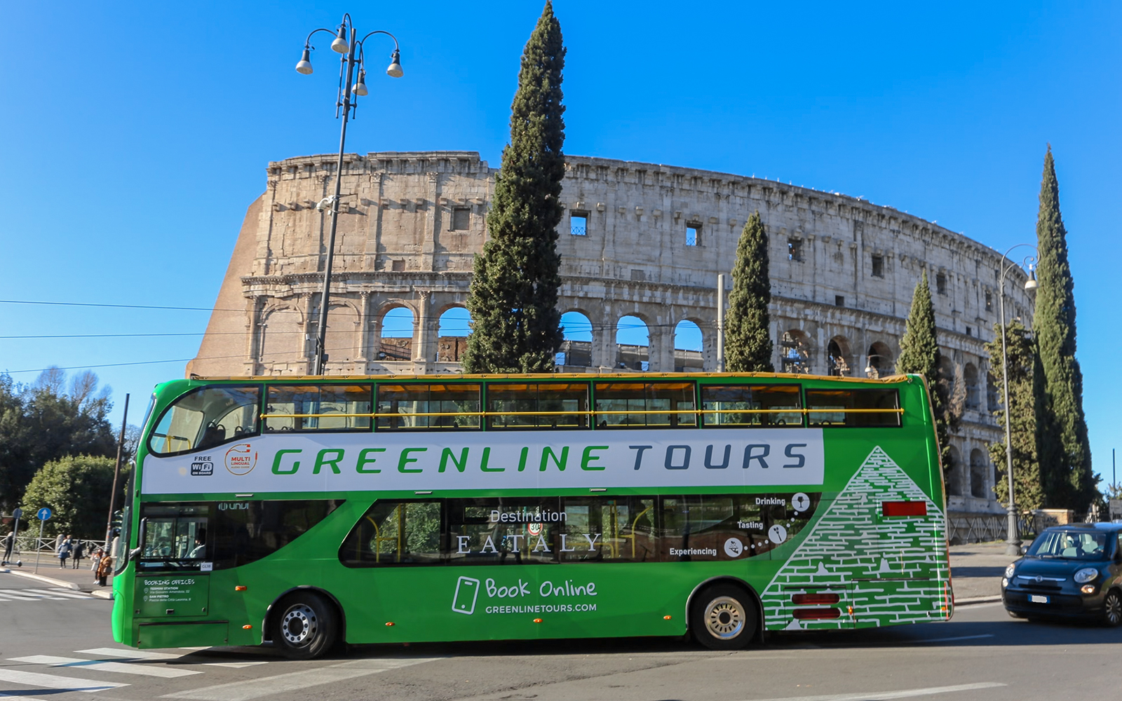 Green Line Bus in Rom