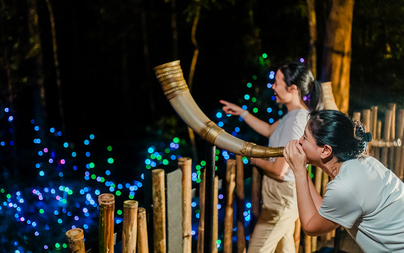 Visitors engaging in interactive activities at Dream Forest Langkawi.
