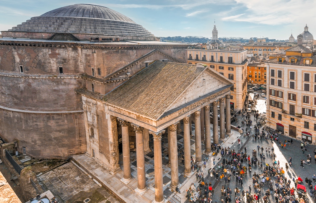 Present day Dome of Rome Patheon