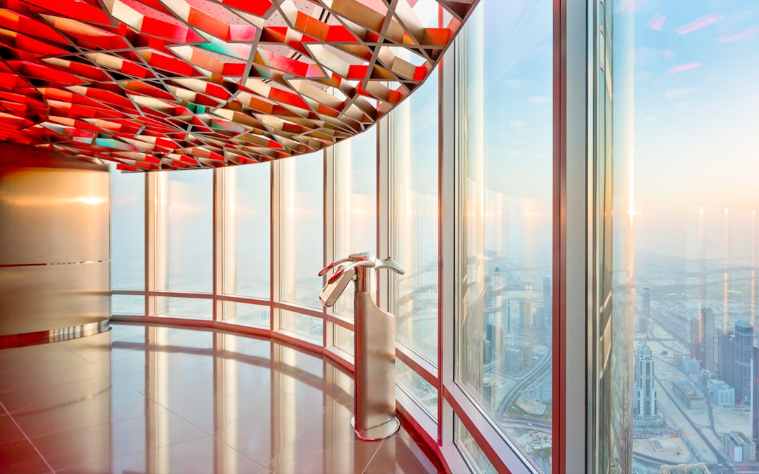 burj khalifa top view