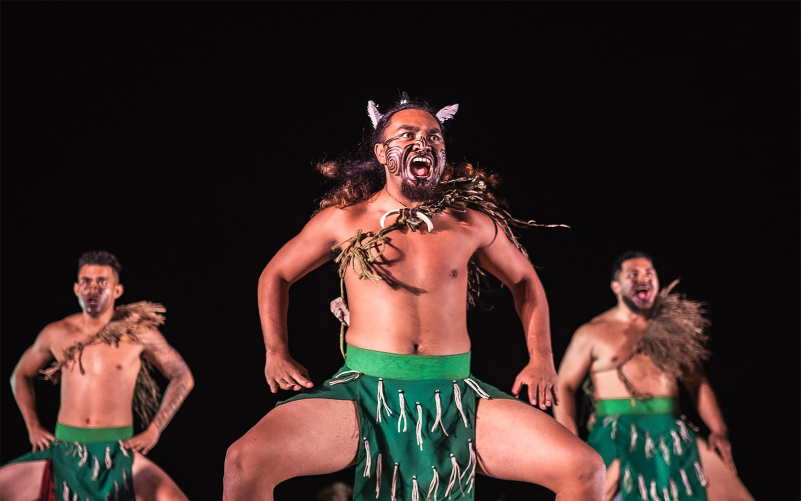 Mauka Warriors live performance at the cultural show in Hawaii