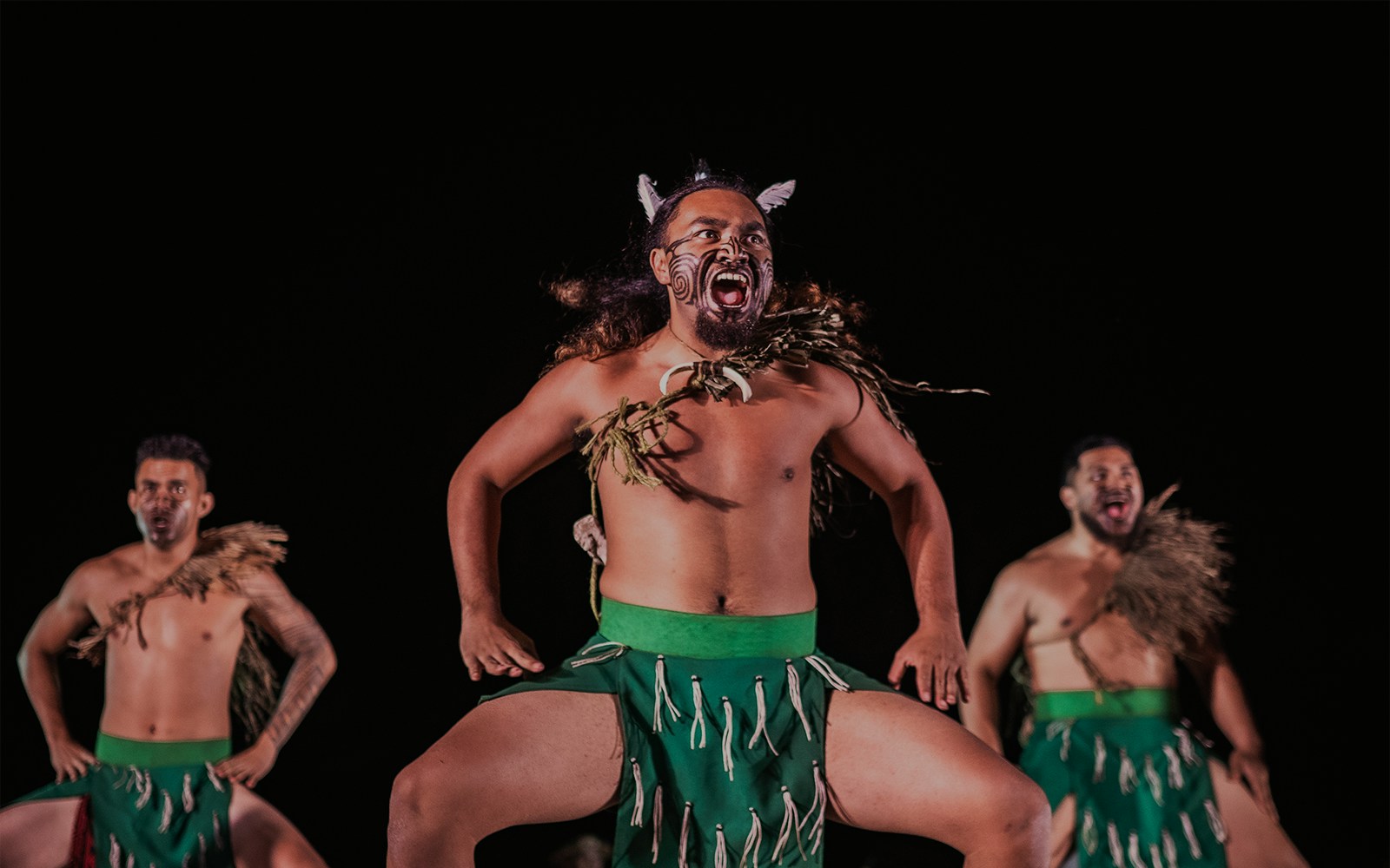 Mauka Warriors live performance at the cultural show in Hawaii
