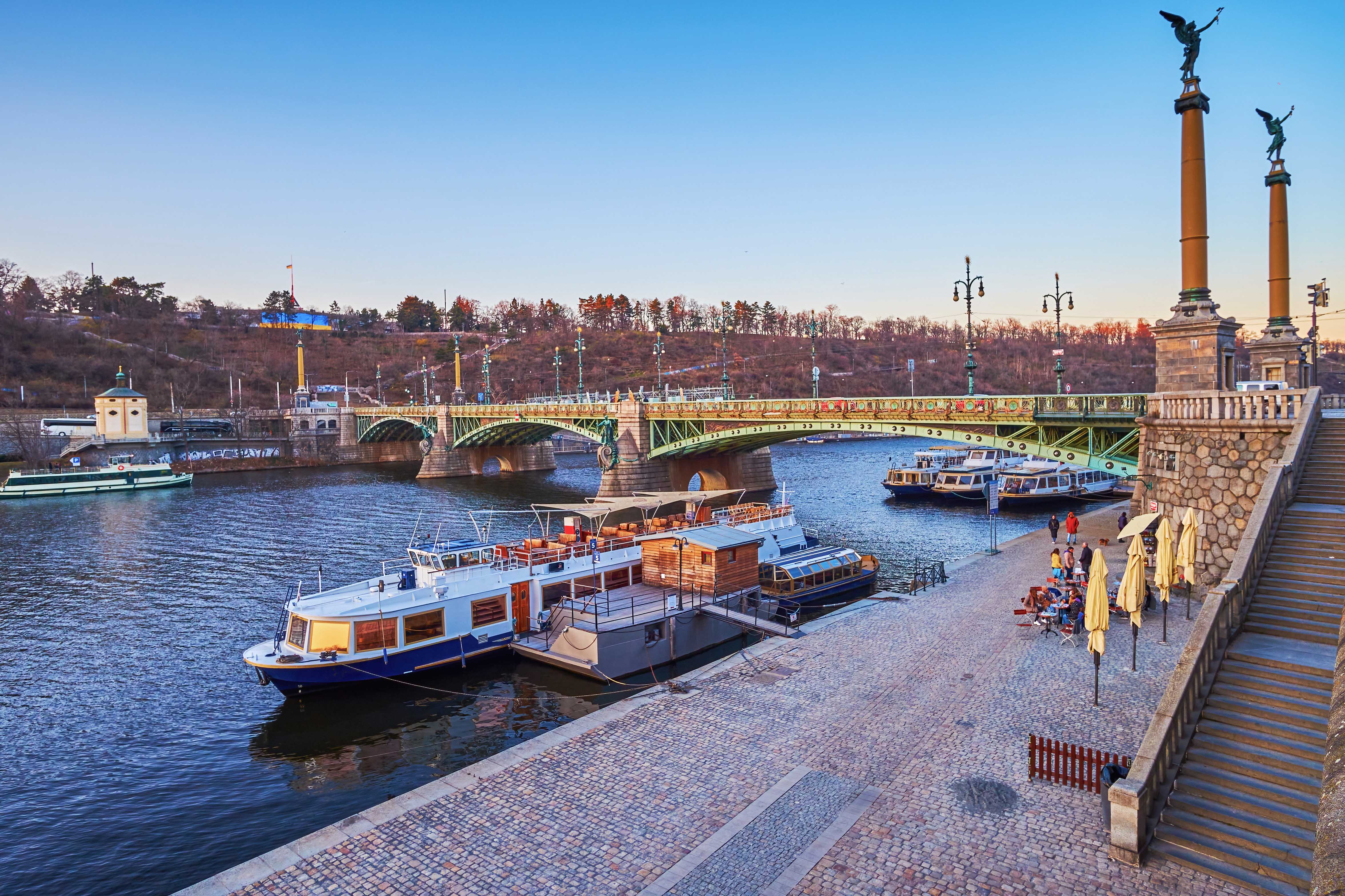 Bootstour Prag Anlegestelle