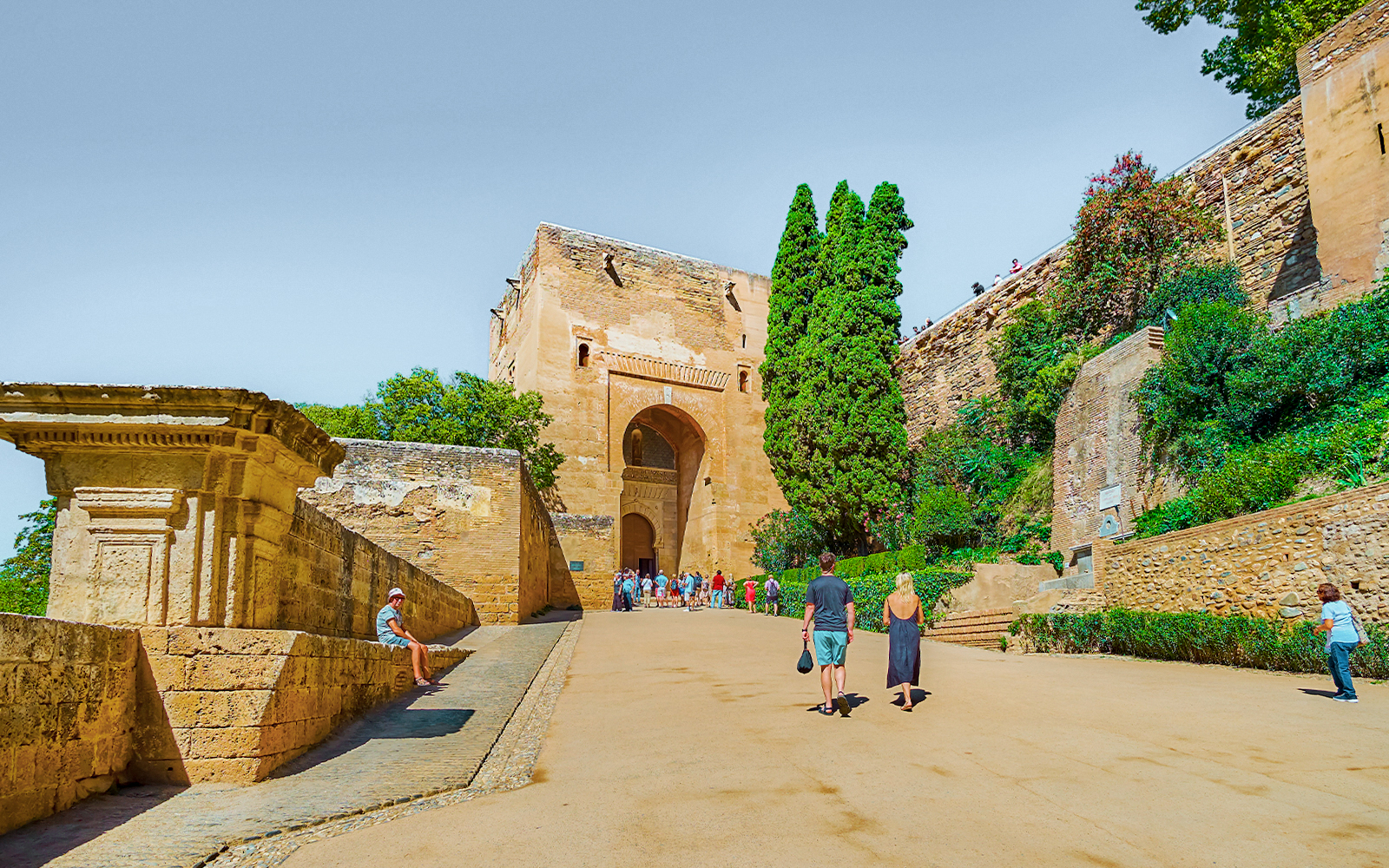 Tour Guide with tourists