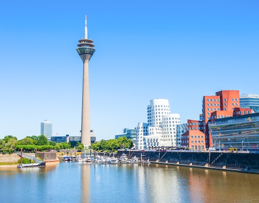 Rheinturm on Dusseldorf Cruise
