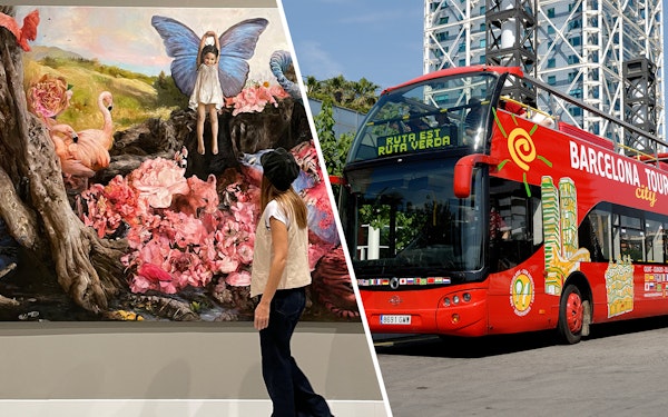 Combo: Moco Museum Barcelona Tickets + Barcelona Hop-on Hop-off Bus Tour