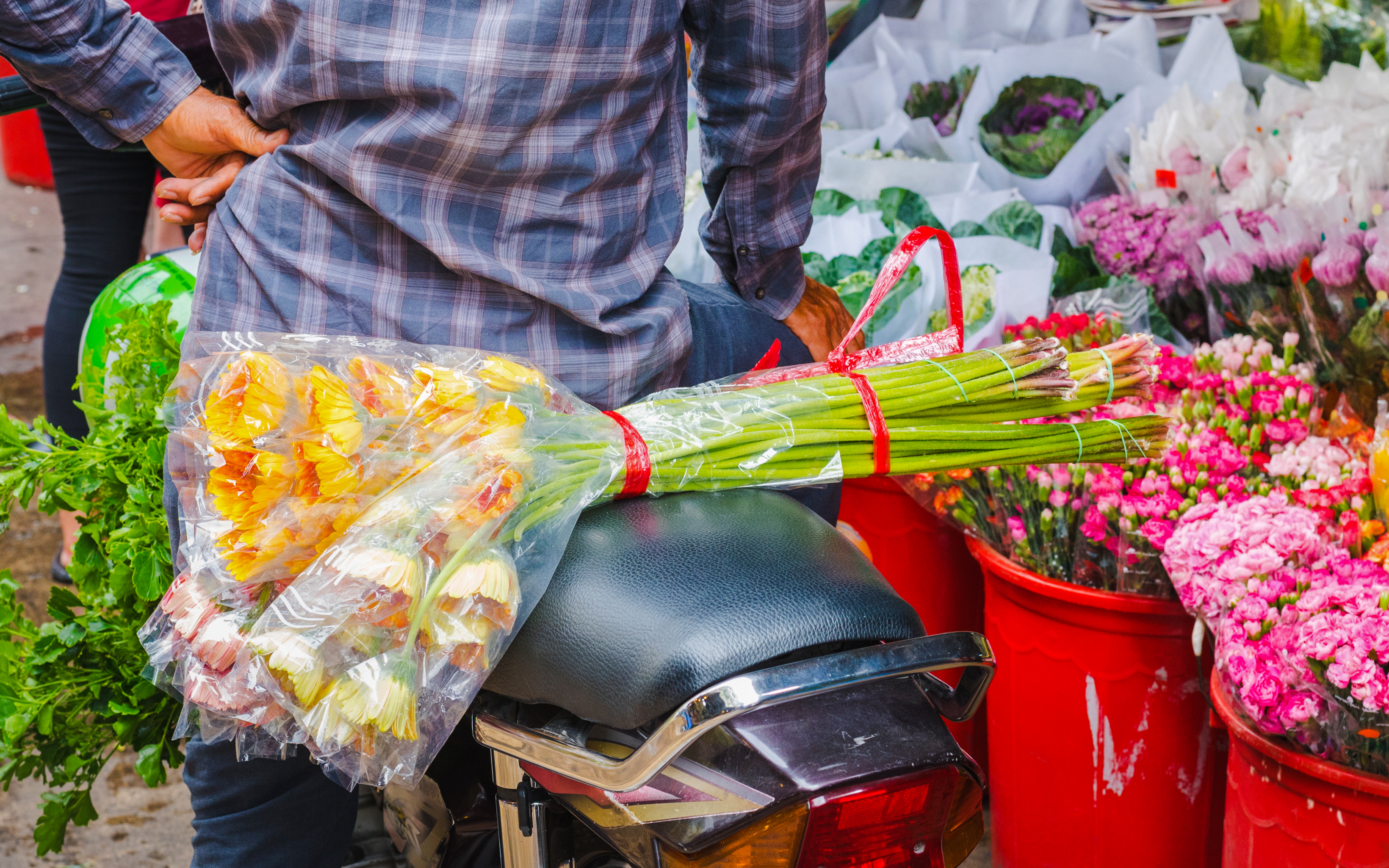 Mercato dei fiori di Ho Thi Ky