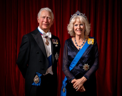 King Charles III at Madame Tussauds