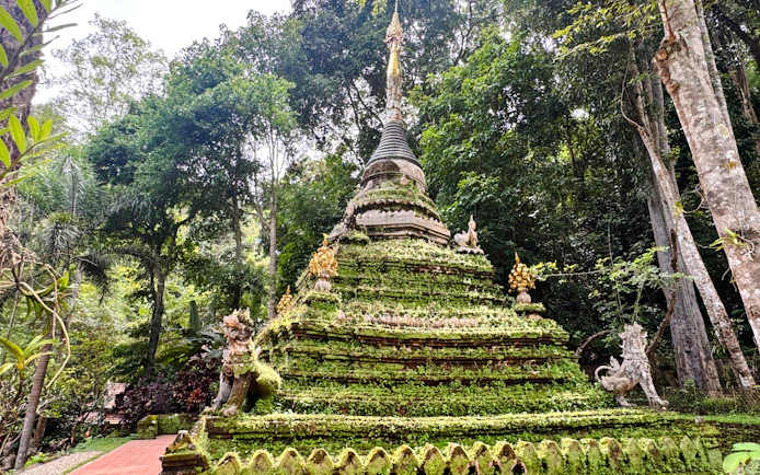 From Chiang Mai: Doi Suthep Temple and Wat Pha Lat Private Van Charter for Up to 8 Passengers
