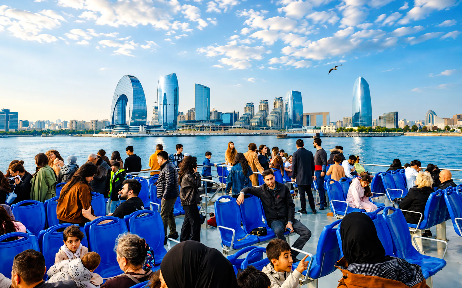 Baku: Caspian Sea Sightseeing Cruise with Hotel Transfers Image 2