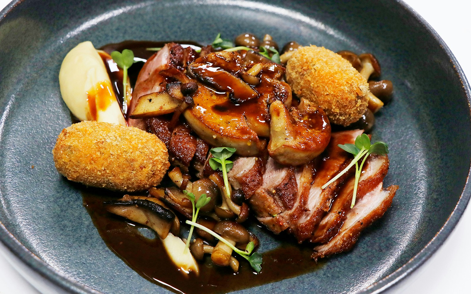 mock duck stir-fry