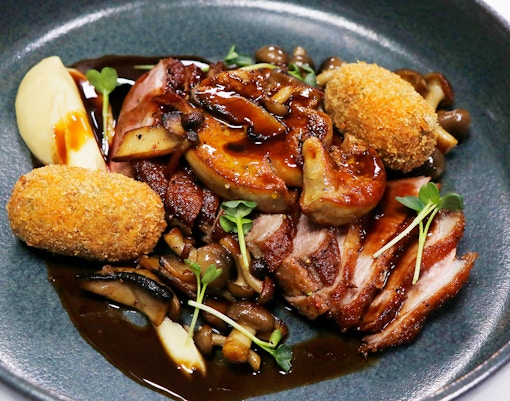 roasted duck dish